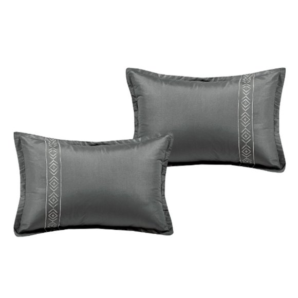 New Buffy 7PC Comforter Set King Queen Black - Picture 5 of 5